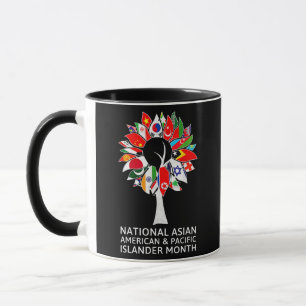 Caneca Patrimônio Nacional Asiático da Ilha do Pacífico A