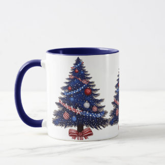 Caneca Patriotic Christmas Mug