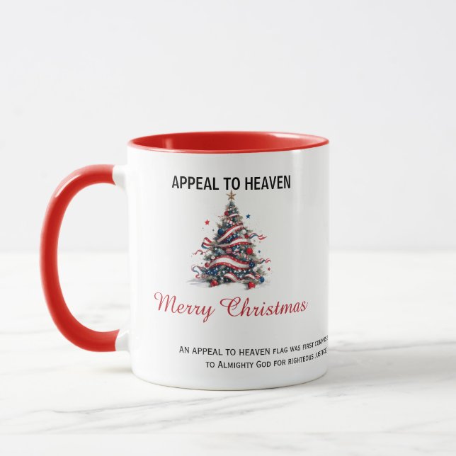 Caneca Patriotic Xmas Tree ATH1 with origin ed MUG (Esquerda)