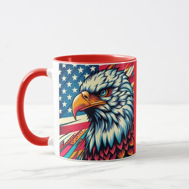 Caneca Patriótica Americana (Esquerda)