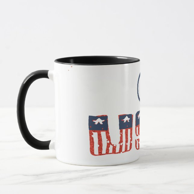 Caneca Patriótica com Sino da Liberdade (Esquerda)