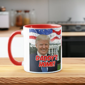 Caneca Patriótico do pai Donald Trump 2024