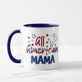 Caneca Patriótico dos EUA Bandeira dos EUA Toda Mãe Ameri