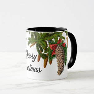 Caneca Pau de árvore de Natal