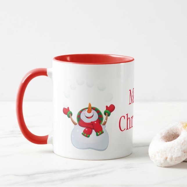 Caneca Pau de Natal (Com Donut)