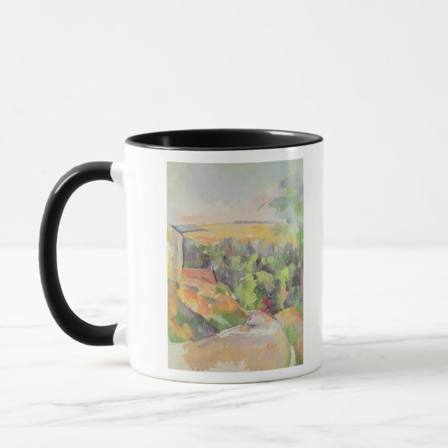 Caneca Paul Cezanne | a curvatura na estrada, 1900-06 (Esquerda)