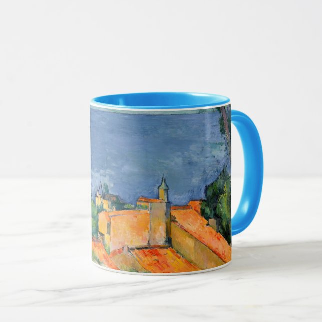 Caneca Paul Cezanne - Estaque com Telhados Vermelhos (Frente Esquerda)