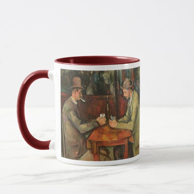 Caneca Paul Cezanne | os jogadores de cartão, 1893-96 (Esquerda)