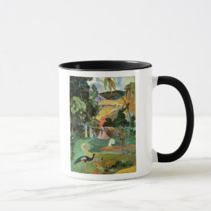 Caneca Paul Gauguin   Matamoe ou, paisagem com pavões