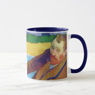 Caneca Paul Gauguin Vincent van Gogh Pintura Girassóis