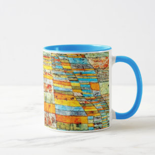 Caneca Paul Klee art: Autoestrada e autoestradas