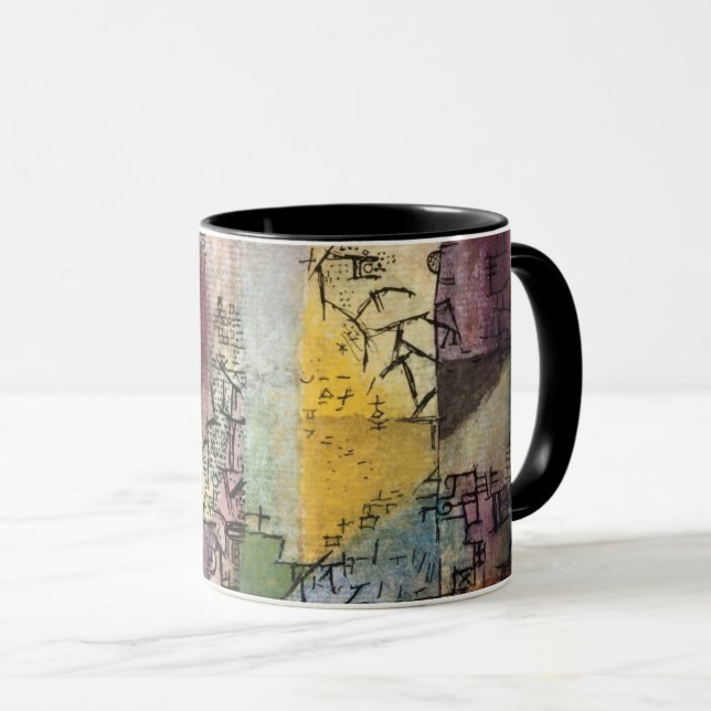 Caneca Paul Klee Arte Abstrata Cubismo  (Frente Esquerda)