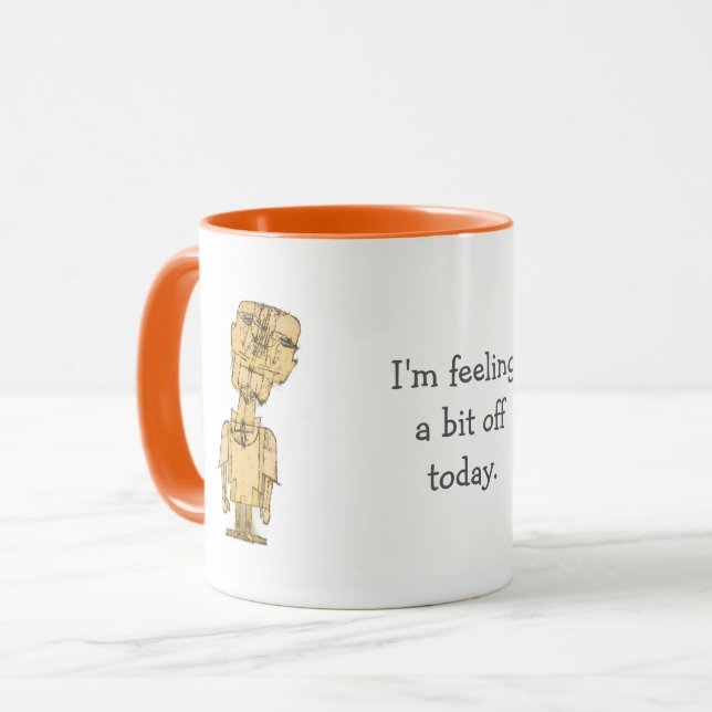 Caneca Paul Klee's Genius Funny Phrase Coffee Mug (Frente Esquerda)