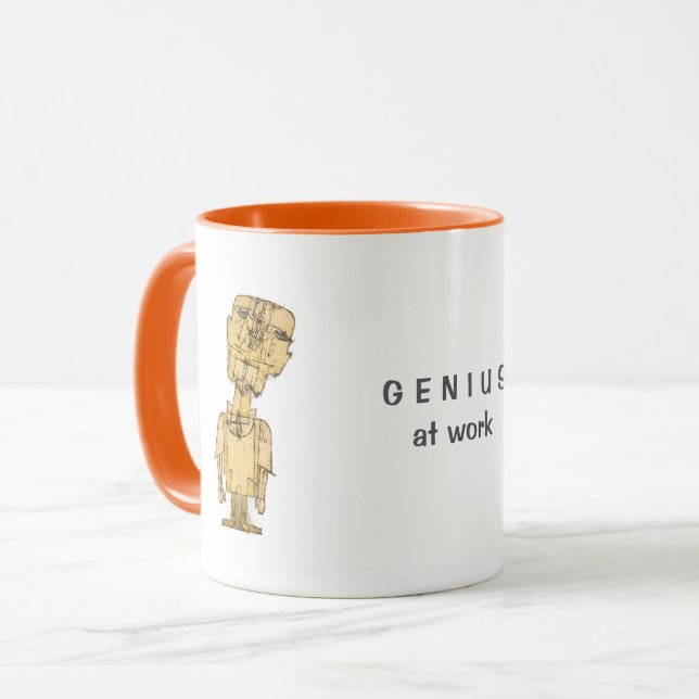 Caneca Paul Klee's Ghost of a Genius Coffee  (Frente Esquerda)