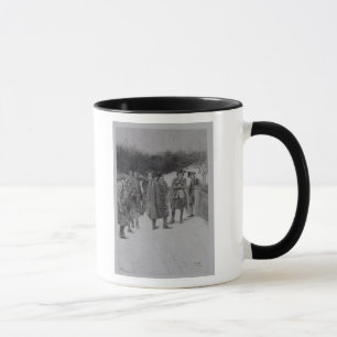 Caneca Paul Revere que traz a notícia a Sullivan