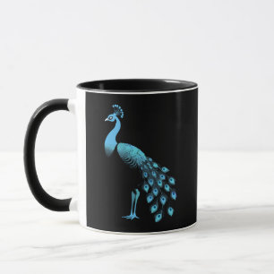 Caneca Pavão Azul