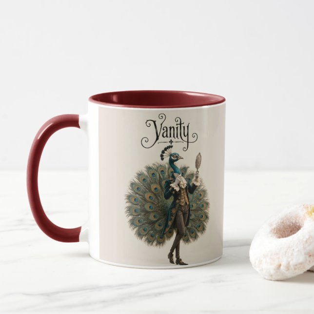 Caneca Pavão Dandy (Com Donut)