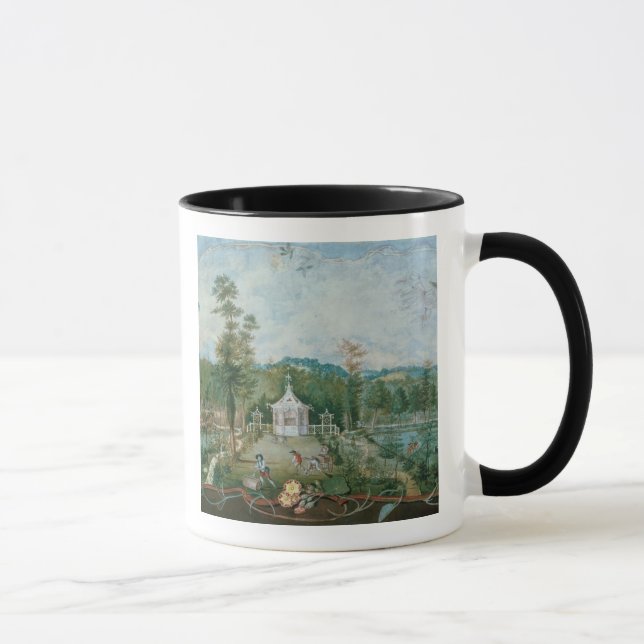 Caneca Pavilhão chinês em um jardim inglês, 18o centur (Direita)