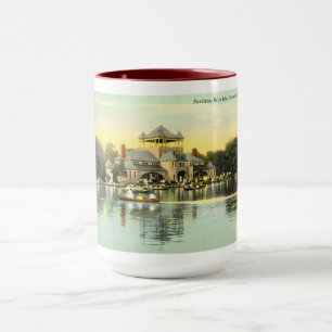 Caneca Pavilion Belle Isle, Detroit Michigan 1915 Vintage