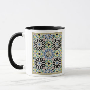 Caneca Pavimento de mosaico no Alhambra, 'do Arabian