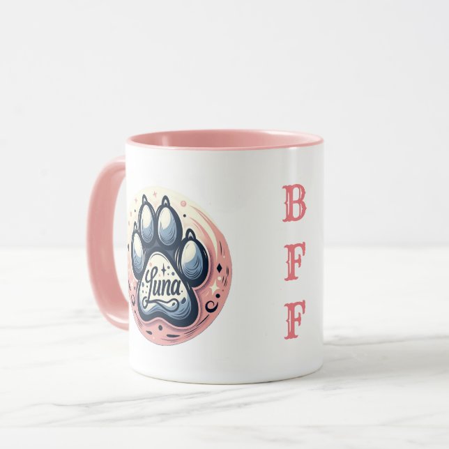 Caneca Pawfect da Luna (Frente Esquerda)