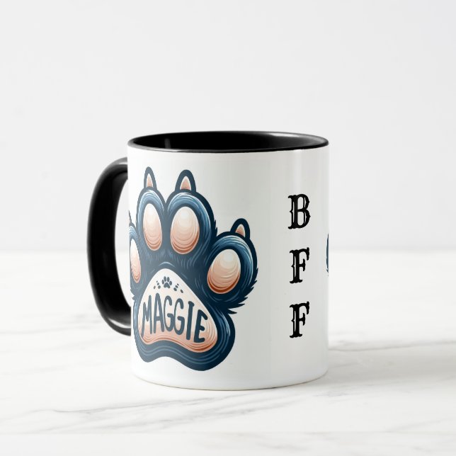 Caneca Pawfect da Maggie (Frente Esquerda)