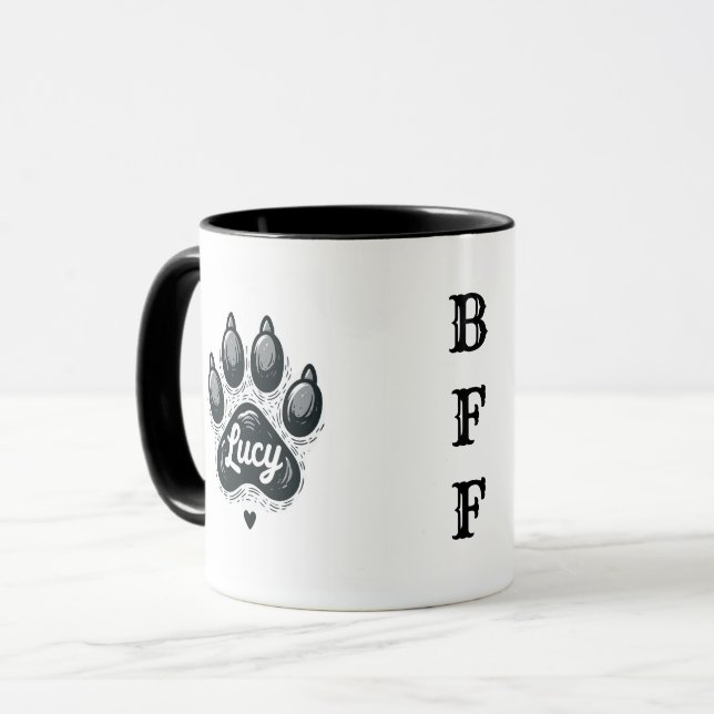 Caneca Pawfect de Lucy (Frente Esquerda)