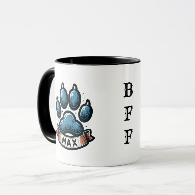 Caneca Pawfect de Max (Frente Esquerda)