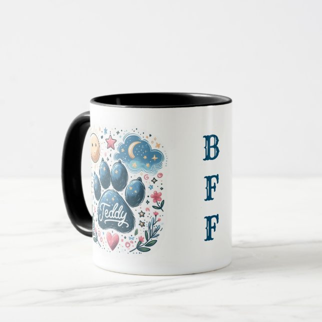 Caneca Pawfect do Teddy (Frente Esquerda)