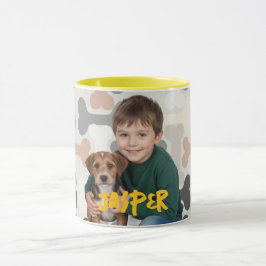 Caneca Paws-itively Yours: Mug de Fotografia Personalizad
