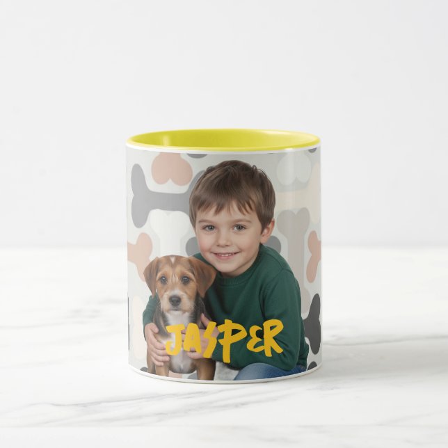 Caneca Paws-itively Yours: Mug de Fotografia Personalizad (Centro)