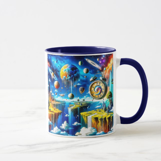 Caneca Paysage psychédélique (Direita)