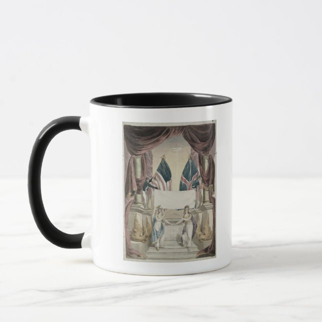 Caneca Paz, alegoria do Tratado de Ghent (Esquerda)