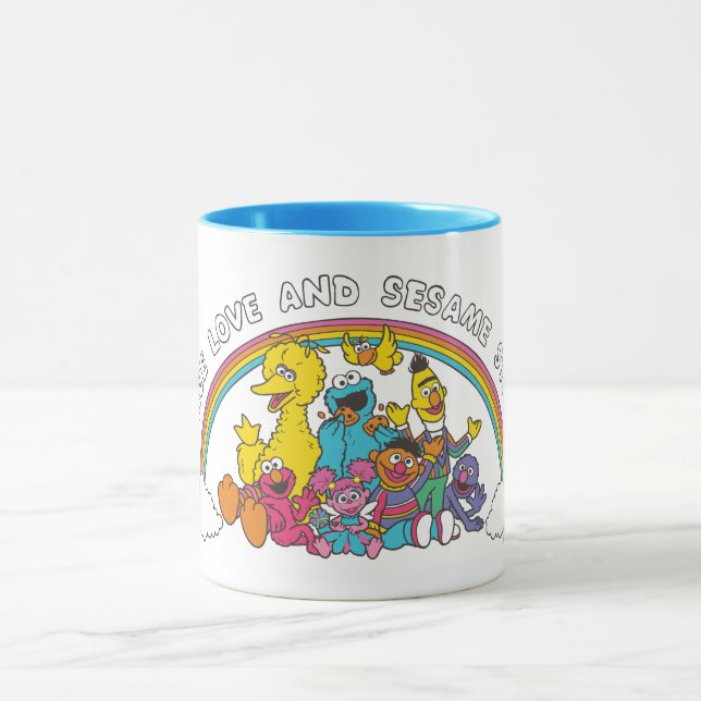 Caneca Paz, Amor e Rua Sésamo (Centro)