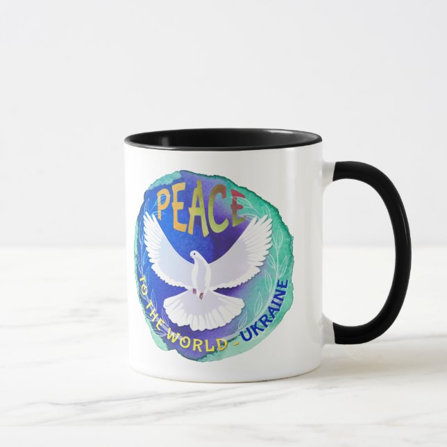 Caneca Paz ao Mundo - Ucrânia (Direita)