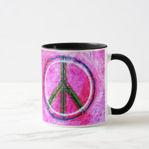 Caneca ...paz...arte original curando cores...