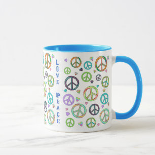 Caneca Paz e amor
