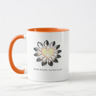 Caneca Paz Interior Brilho Exterior