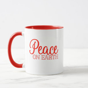 Caneca Paz na Terra Férias de Natal positivas