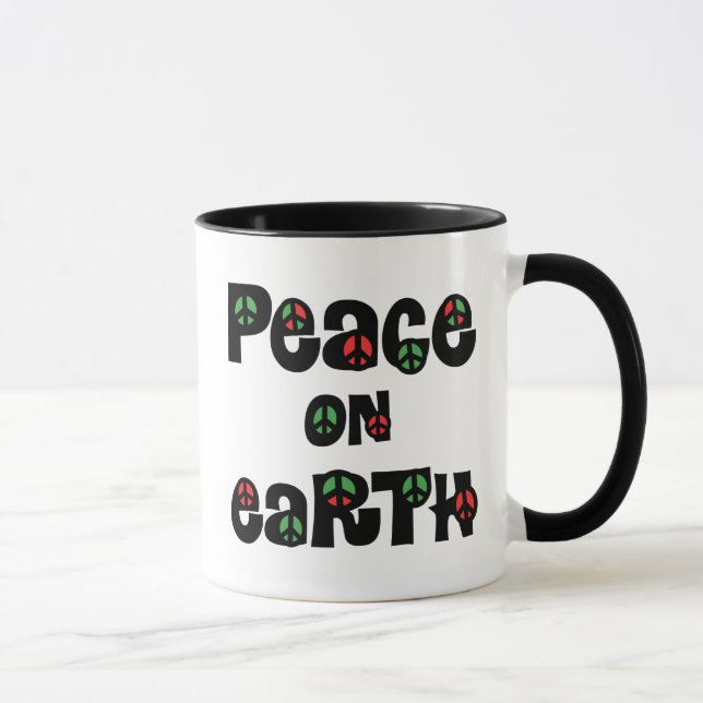 Caneca Paz No Natal Da Terra (Direita)