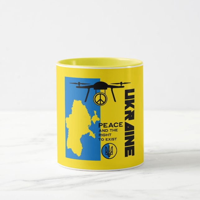 Caneca Paz Para A Ucrânia (Centro)