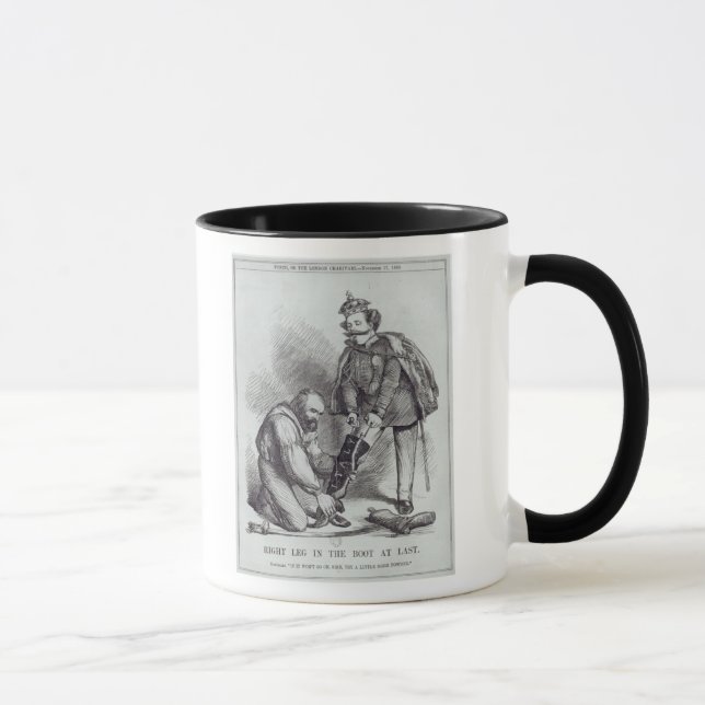 Caneca Pé direito na bota em Last (Direita)