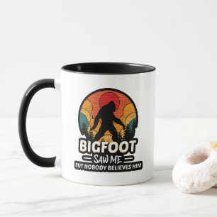 Caneca Pé Grande Me Viu Mas Ninguém Acredita Nele