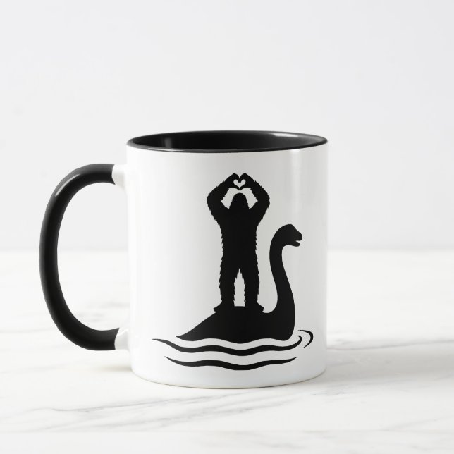 Caneca Pé-grande Monstro do Lago Ness (Esquerda)