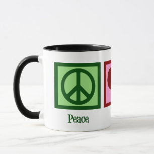 Caneca Peace Love Run