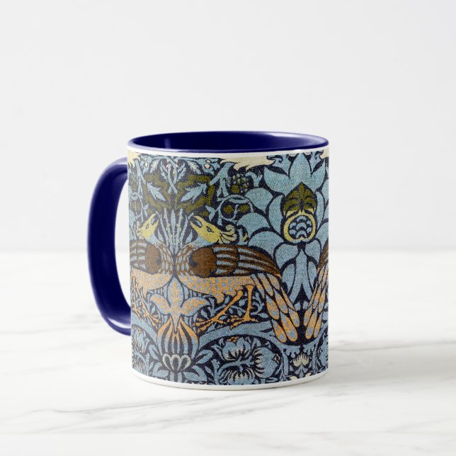 Caneca Peacock e Dragon, William Morris (Frente Esquerda)