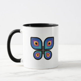 Caneca Peacock Flame Butterfly