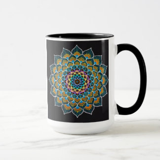 Caneca Peacock Mandala Mug