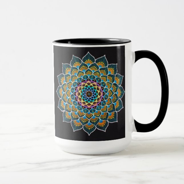 Caneca Peacock Mandala Mug (Direita)