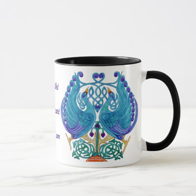 Caneca Peacocks Célticos (Direita)